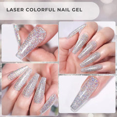 Holographic Glitter Gel Nail Polish UV LED Soak Off 7ml