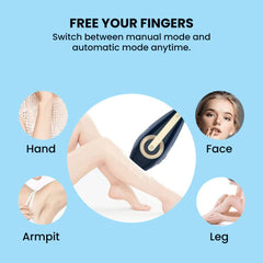 ICE Cool IPL Hair Removal with Intelligent Skin Detection - free your finger