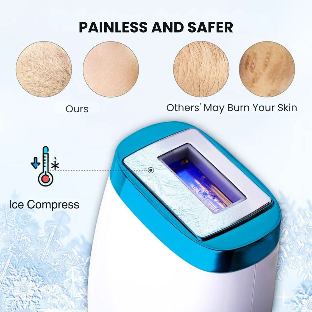 ICE Cool IPL Hair Removal with Intelligent Skin Detection - painless