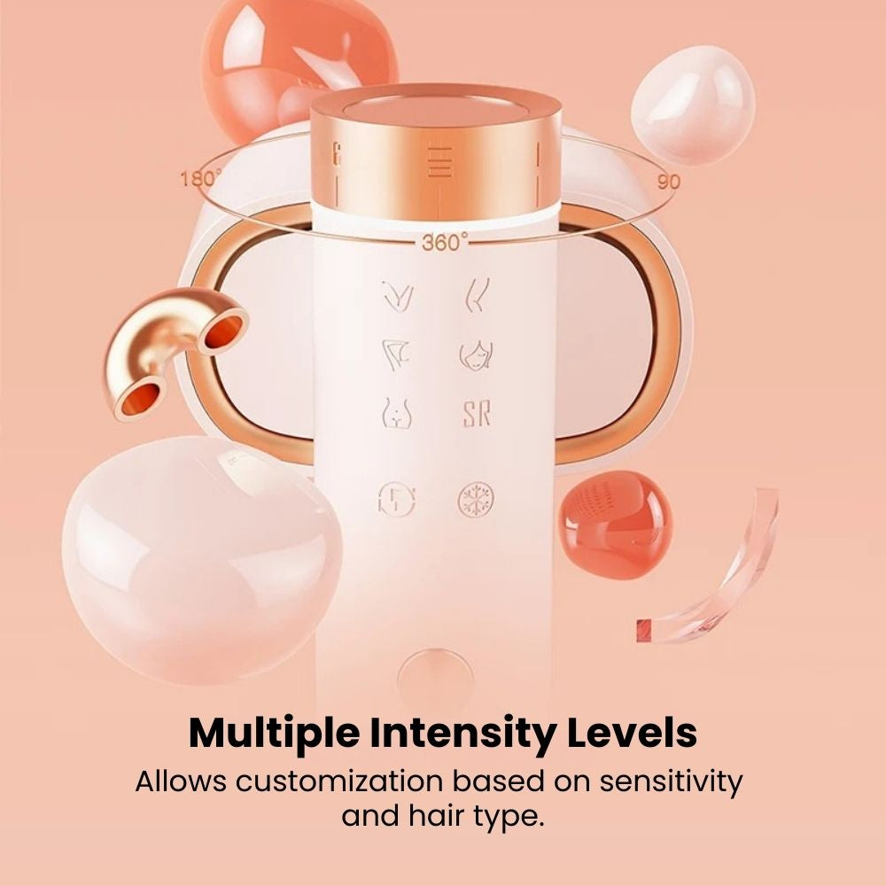 IPL Laser Hair Removal Handset – Permanent Hair Reduction - intensity level