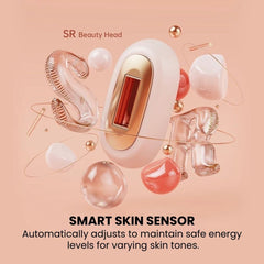 IPL Laser Hair Removal Handset – Permanent Hair Reduction - smart skin sensor