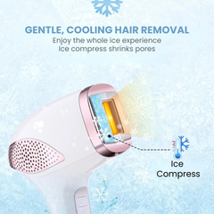Ice-Cool IPL Hair Removal Device – Painless, 500K Flashes