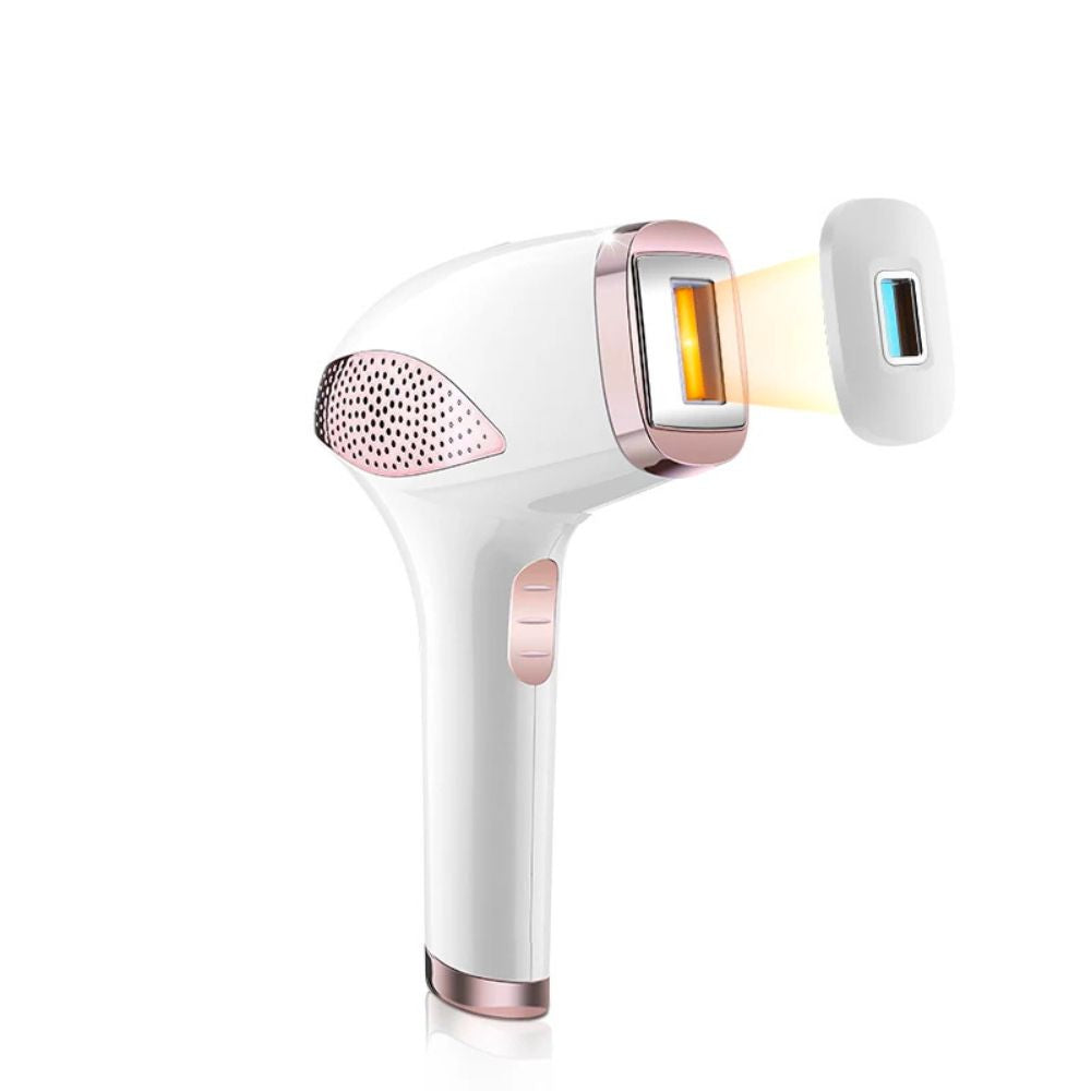 IPL Hair Removal Handset – Ice-Cold, Painless, 500K Flashes - pink