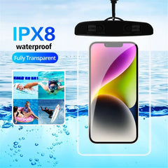 IPX8 Waterproof Phone Pouch — Clear Universal Case