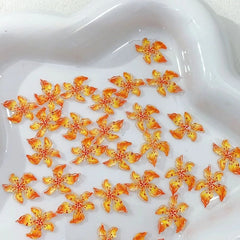 Ice Flower Nail Charms 10pcs – Resin Petal Art Decorations
