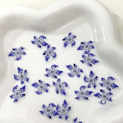 Ice Flower Nail Charms 10pcs – Resin Petal Art Decorations
