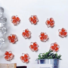 Ice Flower Nail Charms 10pcs – Resin Petal Art Decorations