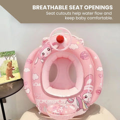 Inflatable Baby Swim Seat Ring with Steering Wheel