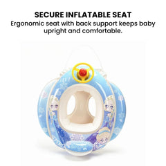Inflatable Baby Swim Seat Ring with Steering Wheel