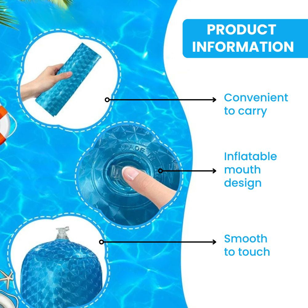 Inflatable Rooxin Swim Stick Pool Float for Swimming information
