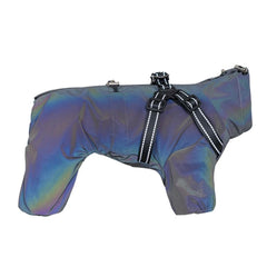 Insulated Waterproof Dog Jumpsuit with Built-in Harness