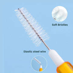 Interdental Brush Teeth Cleaning Floss Toothpicks 30pcs