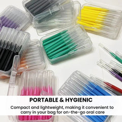 Interdental Brushes for Teeth Cleaning & Oral Care 30pcs