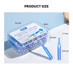 Interdental Brushes for Teeth Cleaning & Oral Care 60pcs