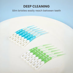 Interdental Silicone Brushes Tooth Picks for Teeth Cleaning