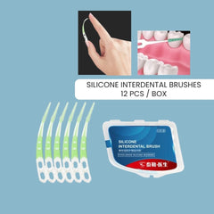 Interdental Silicone Brushes Tooth Picks for Teeth Cleaning