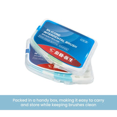 Interdental Silicone Brushes Tooth Picks for Teeth Cleaning