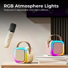 Mini Bluetooth Karaoke Speaker Mic Wireless