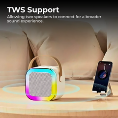 Mini Bluetooth Karaoke Speaker Mic Wireless