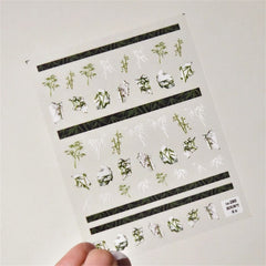 Kawaii Lace Nail Decals – 5D Relief DIY Art Stickers