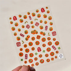 Kawaii Lace Nail Decals – 5D Relief DIY Art Stickers