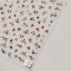 Kawaii Lace Nail Decals – 5D Relief DIY Art Stickers