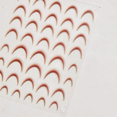 Kawaii Lace Nail Decals – 5D Relief DIY Art Stickers