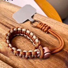 Paracord Keychain Bracelet with Wrist Strap – Survival Style