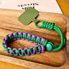 Paracord Keychain Bracelet with Wrist Strap – Survival Style