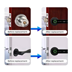 Keyless Entry Smart Door Lock — Fingerprint & App Control