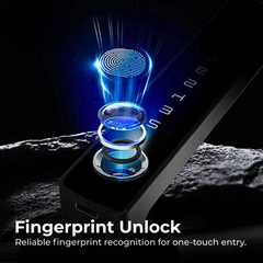 Keyless Entry Smart Door Lock — Fingerprint & App Control