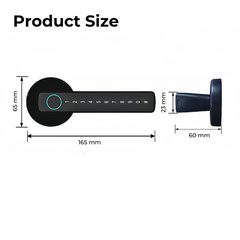 Keyless Entry Smart Door Lock — Fingerprint & App Control