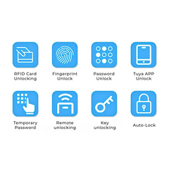Keyless Entry Fingerprint Smart Lock with App Control