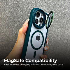 MagSafe Clear Phone Case with Kickstand & Lanyard