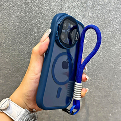 MagSafe Clear Phone Case with Kickstand & Lanyard