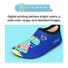 KidsCartoon_Water_Shoes_Non-Slip_Aqua_Swim_Socks_-_Digital_Printing