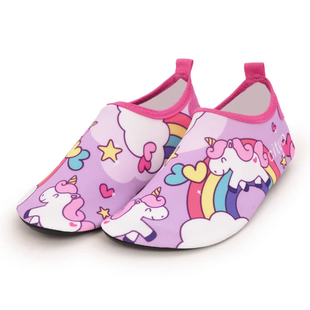 KidsCartoon_Water_Shoes_Non-Slip_Aqua_Swim_Socks_-_Unicorn