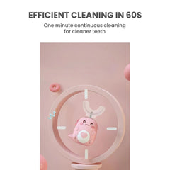 Kids U-Shaped Electric Toothbrush 360° Smart Silicone Brush