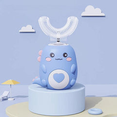 Kids U-Shaped Electric Toothbrush 360° Smart Silicone Brush