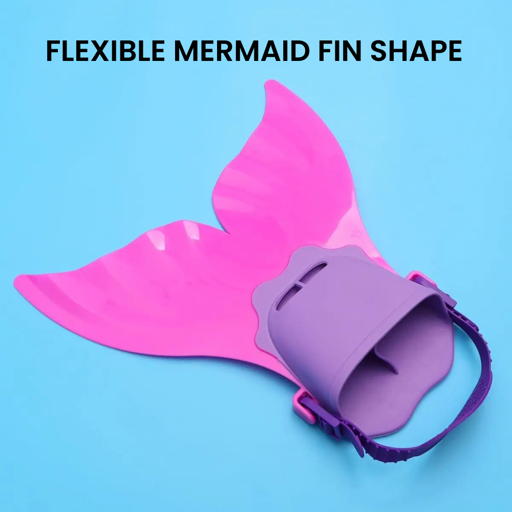 Kids_Adjustable_Mermaid_Mono_fin_Swim_Flipper_-_Fin_Shape