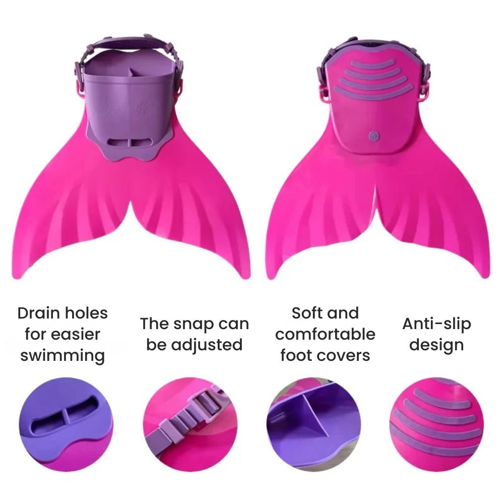 Kids_Adjustable_Mermaid_Mono_fin_Swim_Flipper_-_Highlights