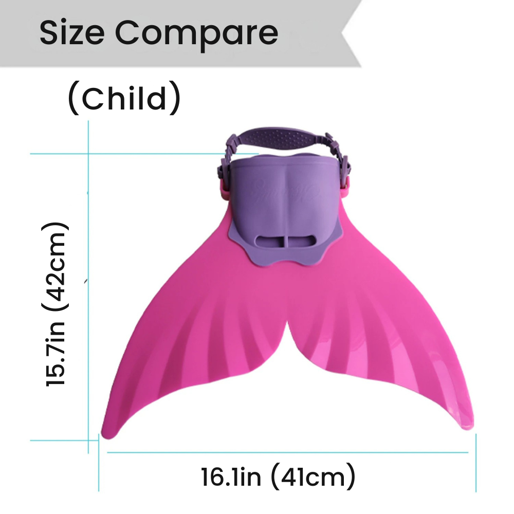 Kids_Adjustable_Mermaid_Mono_fin_Swim_Flipper_-_Size