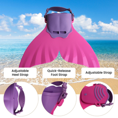 Kids_Adjustable_Mermaid_Mono_fin_Swim_Flipper_-_Types_Of_Straps