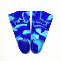 Kids_Adjustable_Soft_Swim_Fins_Open_Heel_Snorkel_Flippers_-_Blue