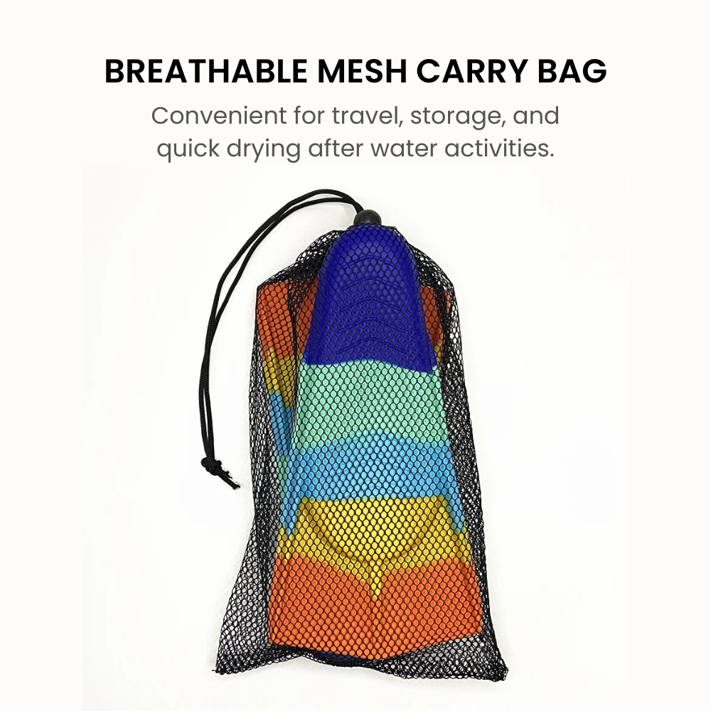 Kids_Adjustable_Soft_Swim_Fins_Open_Heel_Snorkel_Flippers_-_Carry_Bag