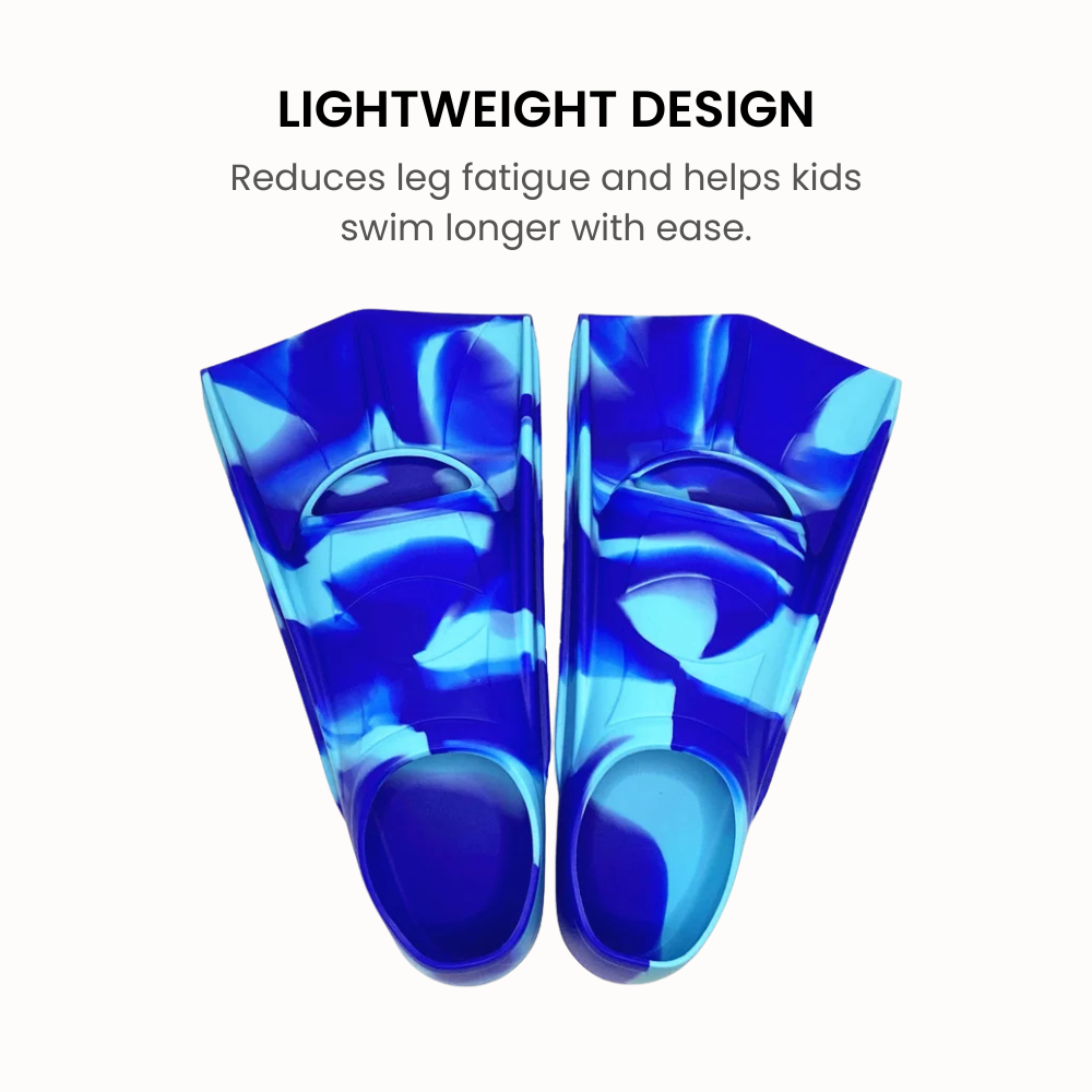 Kids_Adjustable_Soft_Swim_Fins_Open_Heel_Snorkel_Flippers_-_Light_Weight