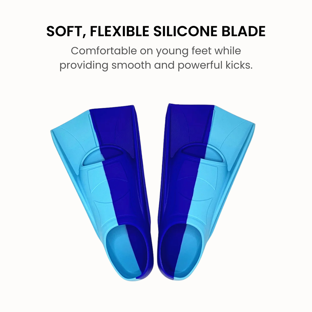 Kids_Adjustable_Soft_Swim_Fins_Open_Heel_Snorkel_Flippers_-_Soft_Blade