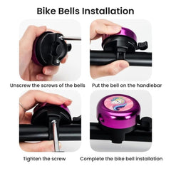 Kids Bike Bell & Streamers Set – Pinwheel Decor