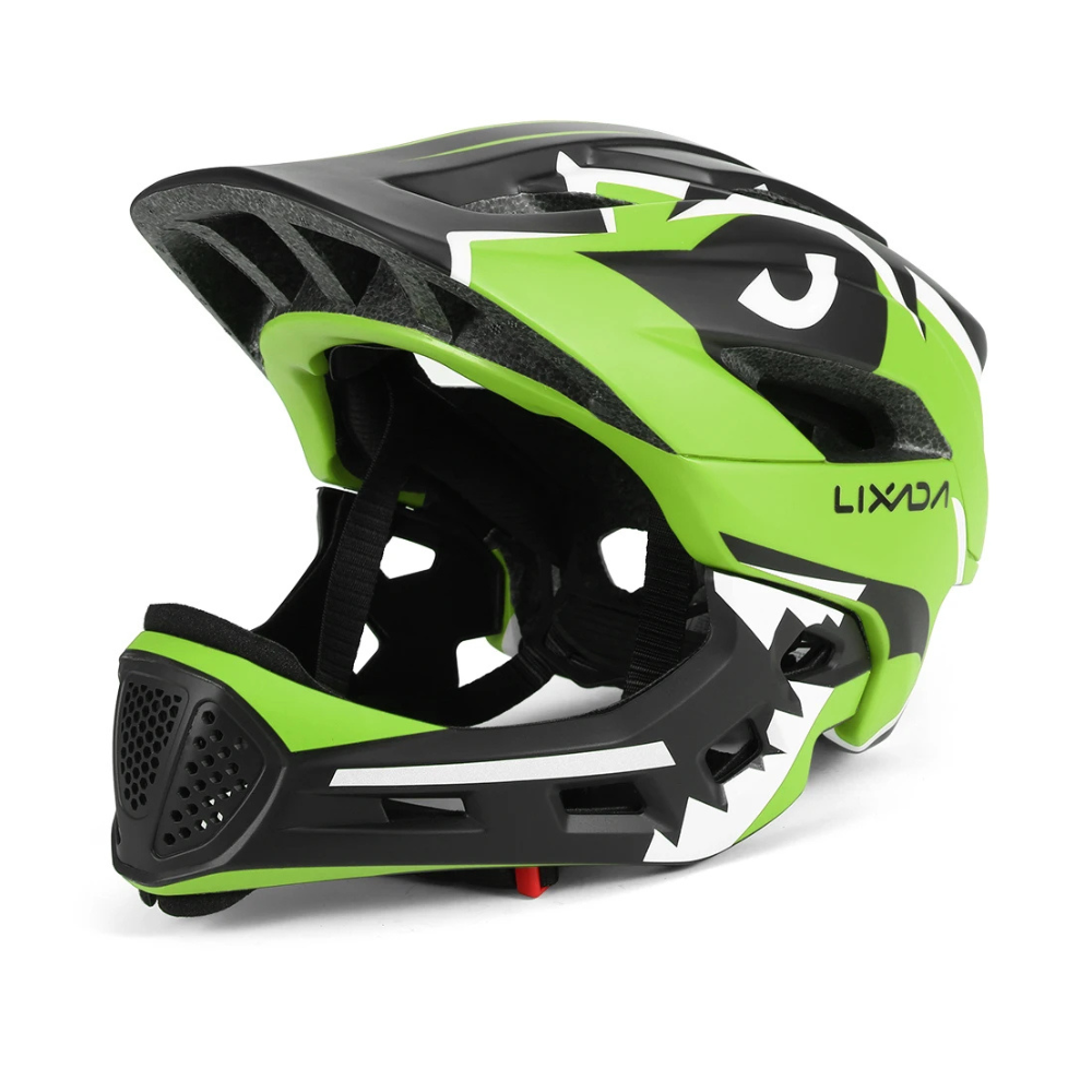 Kids_Full_Face_Bike_Helmet_with_Removable_Chin_Guard_-_Green