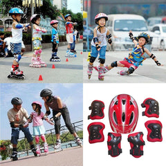 Kids Helmet & Protective Gear Set